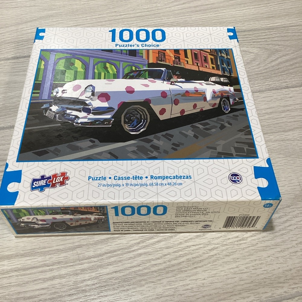 TCG SURELOX 1000Pieces 27" x 19" Sutton Cruising‎ in Cuba *Factory Sealed*